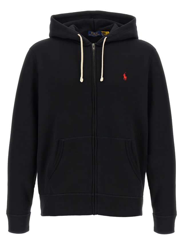 Black Cotton Sweatshirt