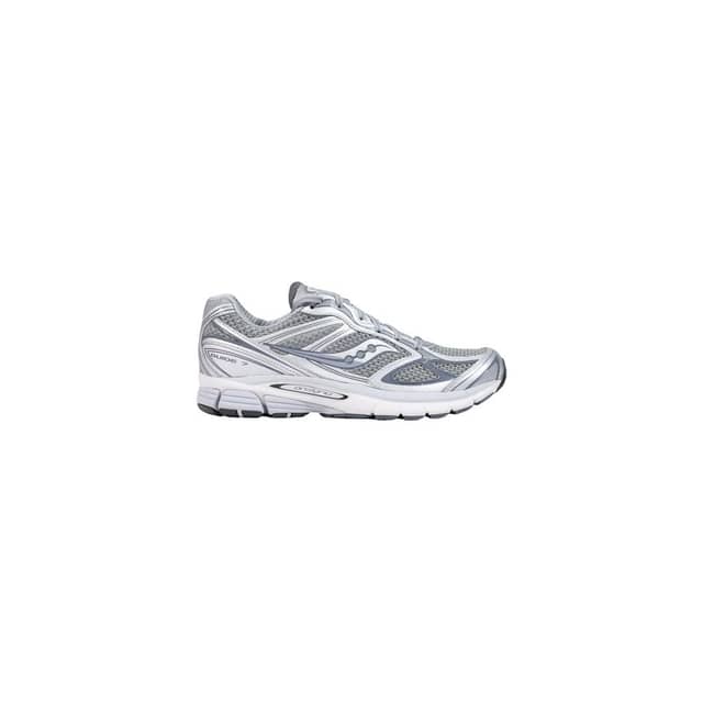 Gray Textile Athletic Sneakers