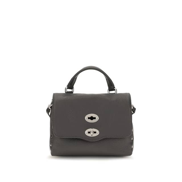 Gray Calf Leather Bos Taurus Handbag