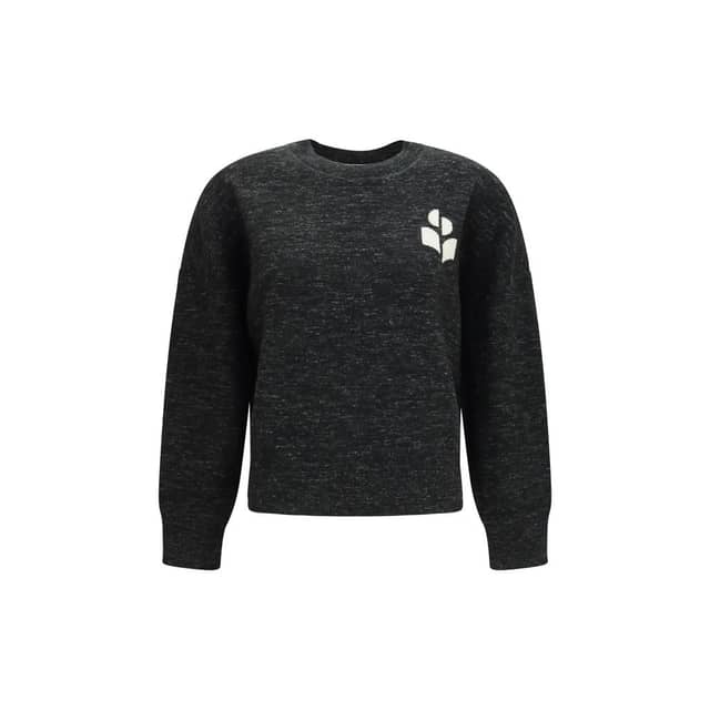Black Cotton Sweatshirt