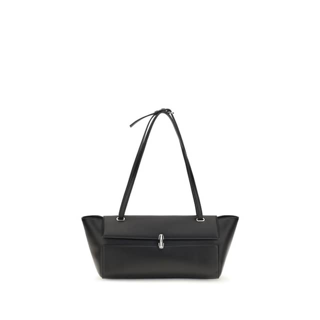 Black Calf Leather Bos Taurus Shoulder Bag
