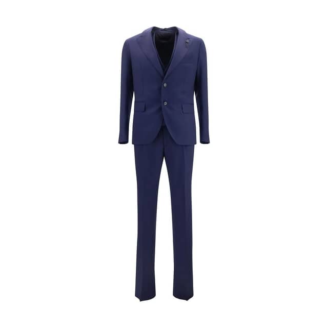 Blue Wool Oves Aries Two-Piece Suit