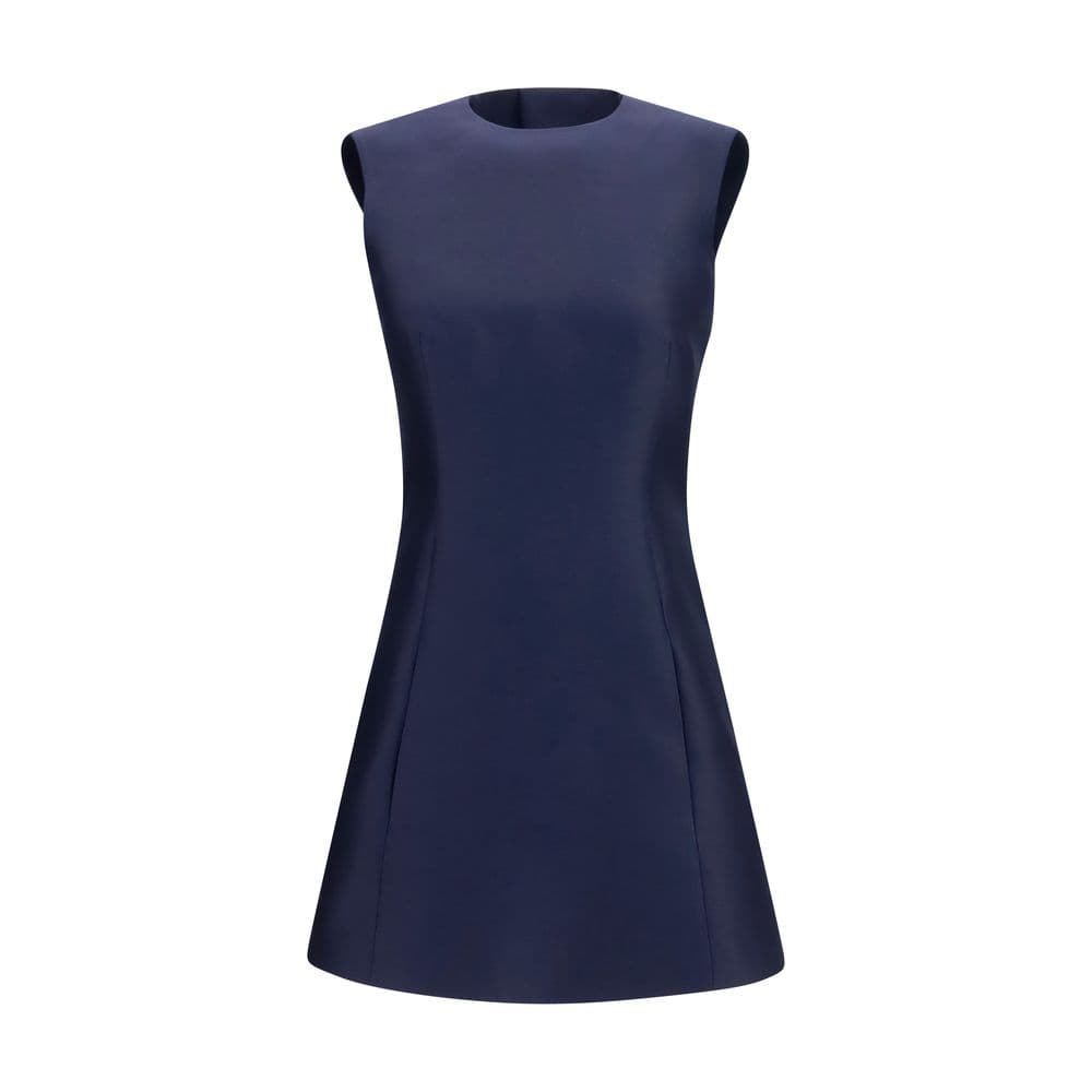 Blue Wool Oves Aries Casual Dress