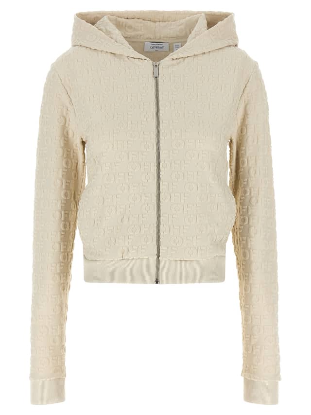 Beige Cotton Sweatshirt
