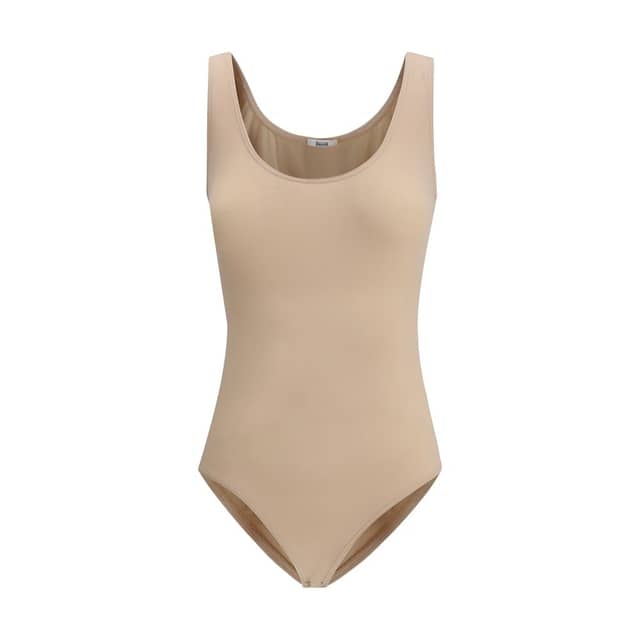 Beige Polyamide Bodysuit