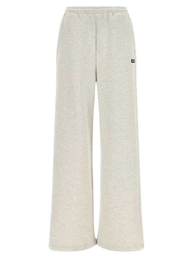 White Organic Cotton Casual Pants