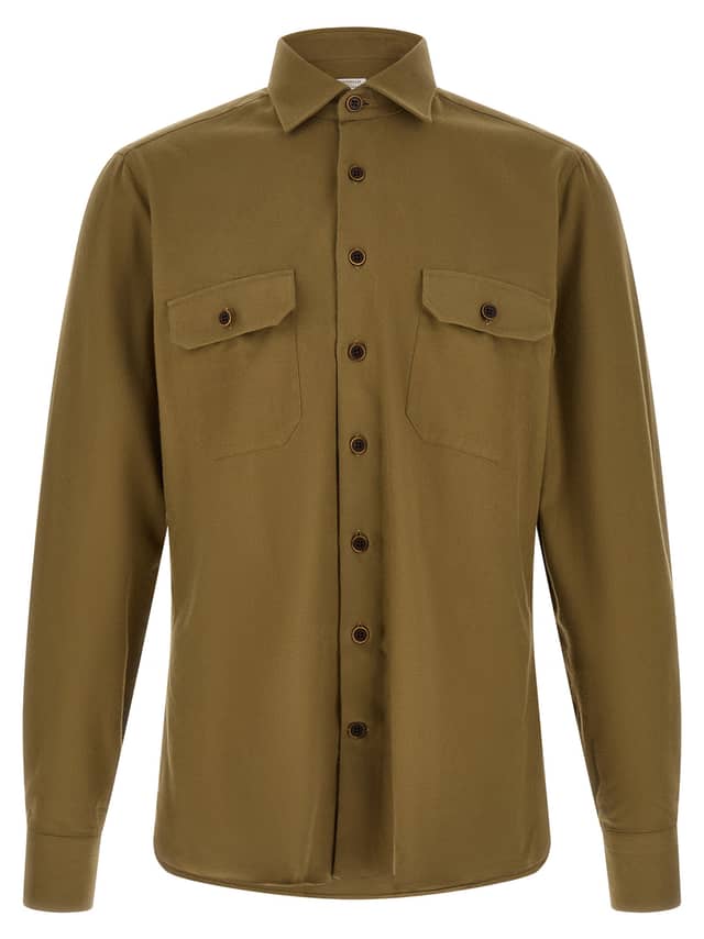 Bicolor Cotton Blouse