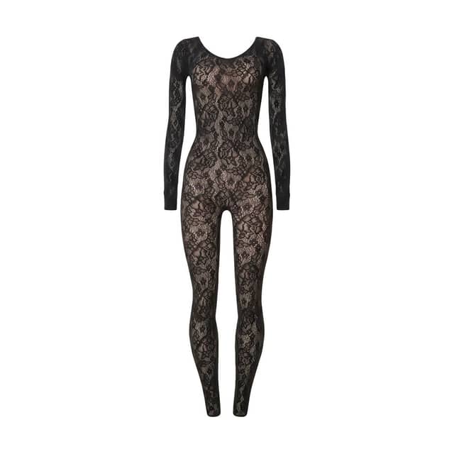 Black Polyamide Jumpsuit