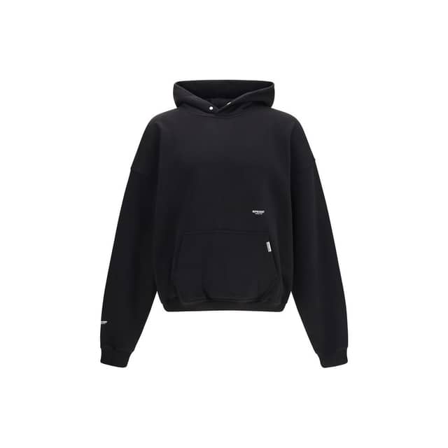Black Cotton Sweatshirt