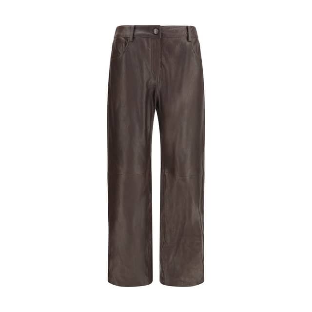 Brown Leather Pants