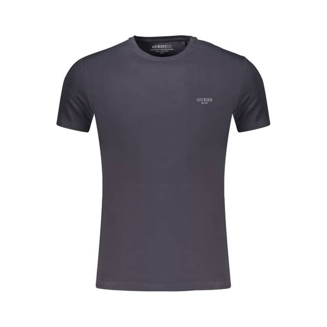 Blue Cotton Men's T-Shirt