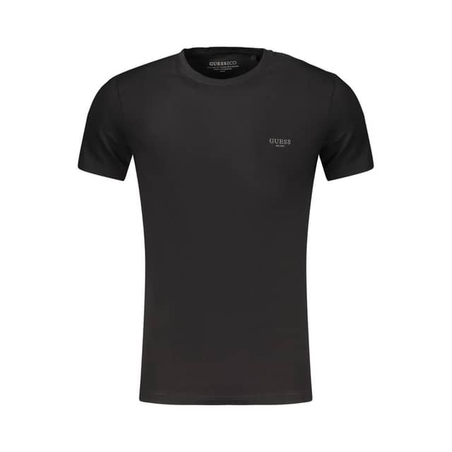 Black Cotton Mens T-Shirt