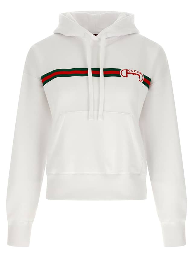 White Cotton Hoodie