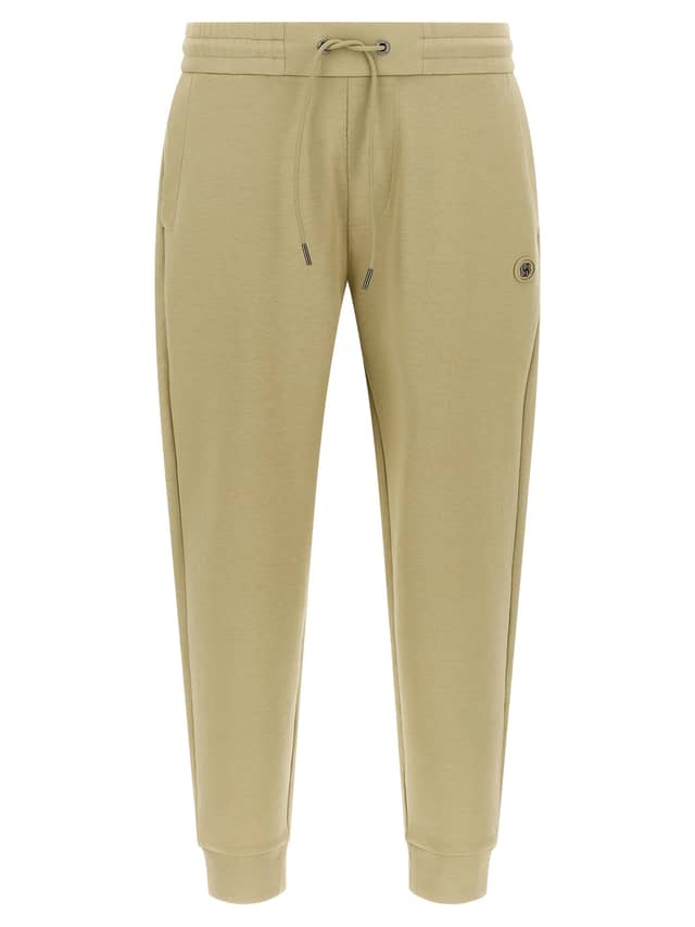Beige Cotton Joggers (Workout Pants)