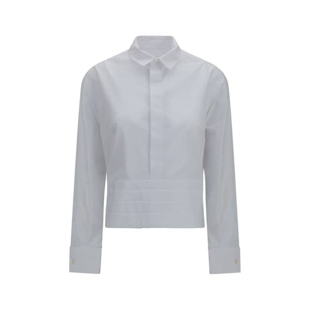 White Cotton Dress Shirt