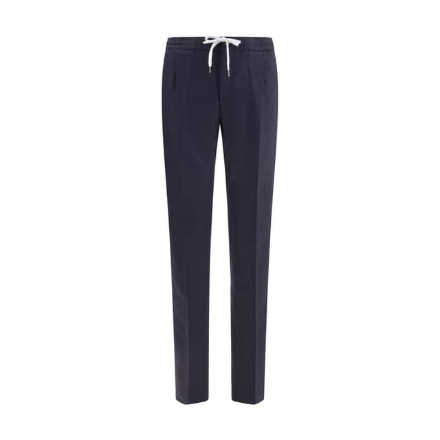 Blue Wool Oves Aries Casual Pants