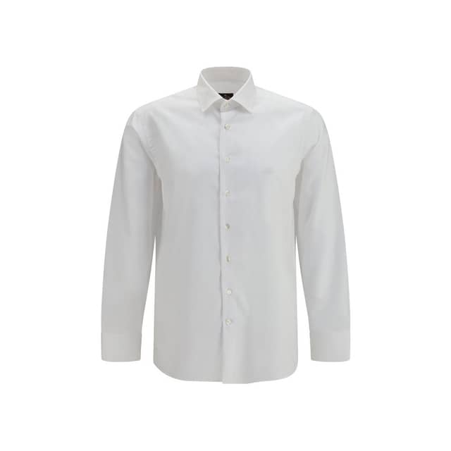 White Cotton Dress Shirt