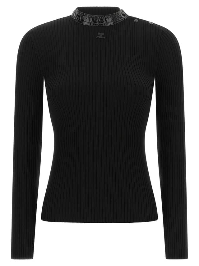 Black Viscose Cardigan