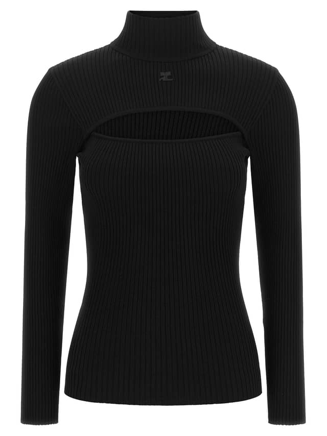 Black Viscose Cardigan