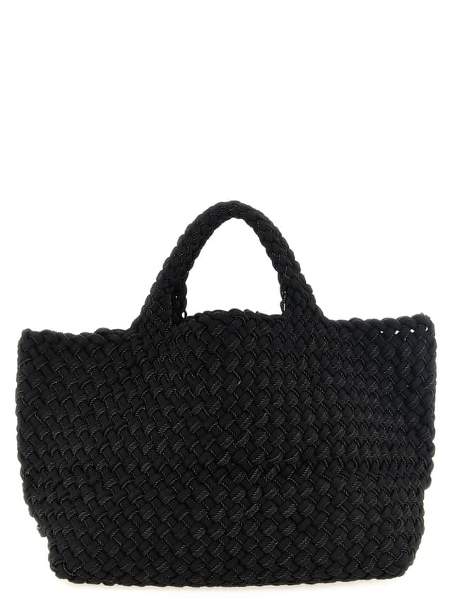 Black Nylon Tote Bag