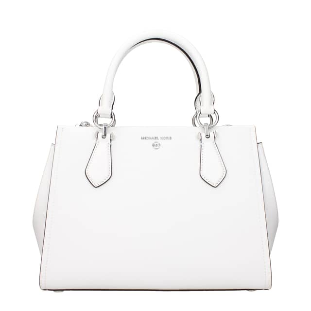 White Leather Handbag