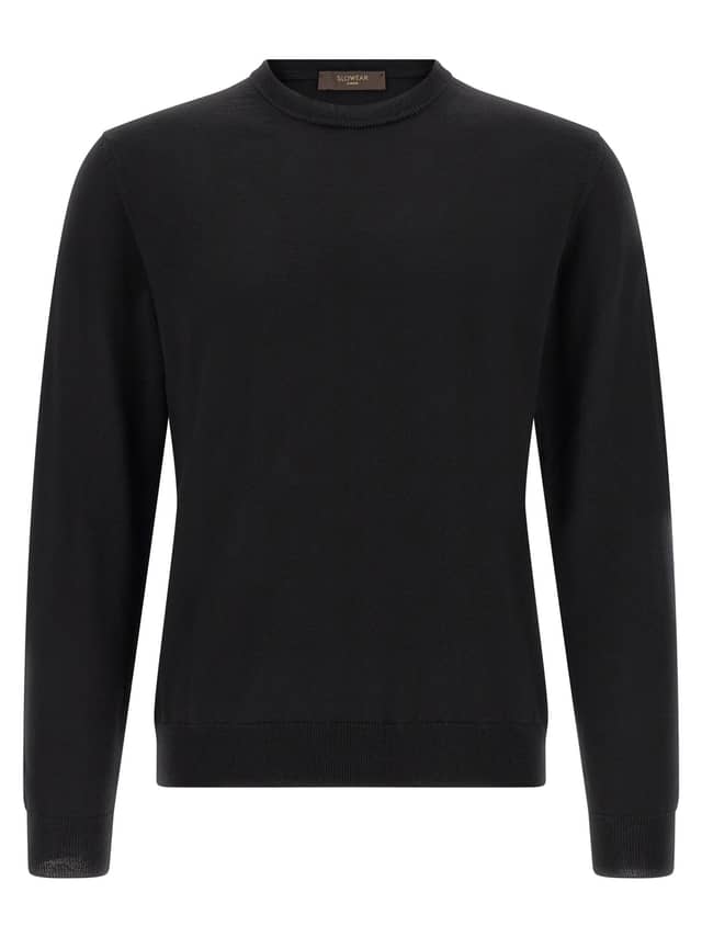Black Virgin Wool Cardigan