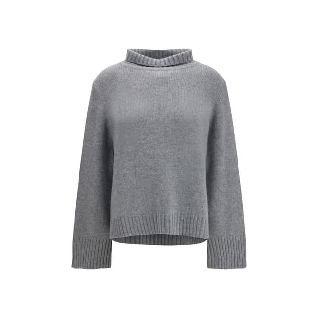 Gray Cashmere Turtleneck
