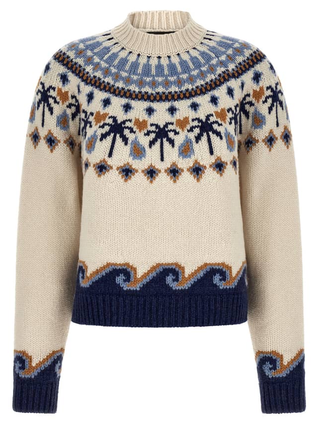 Multicolor Virgin Wool Cardigan
