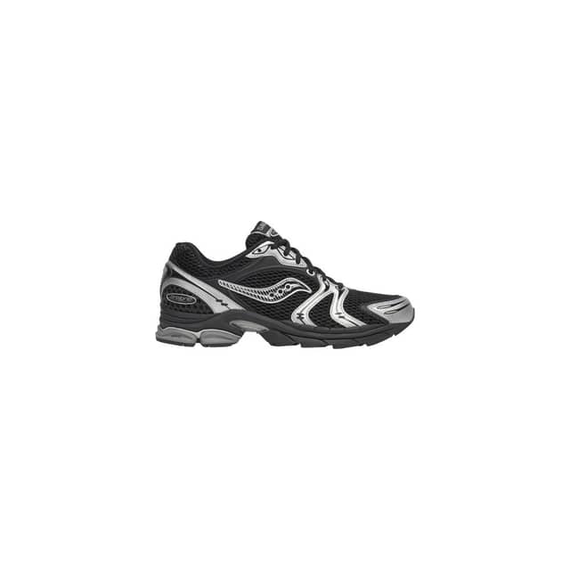 Black Synthetic Athletic Sneakers