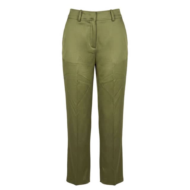 Green Viscose Women Pants