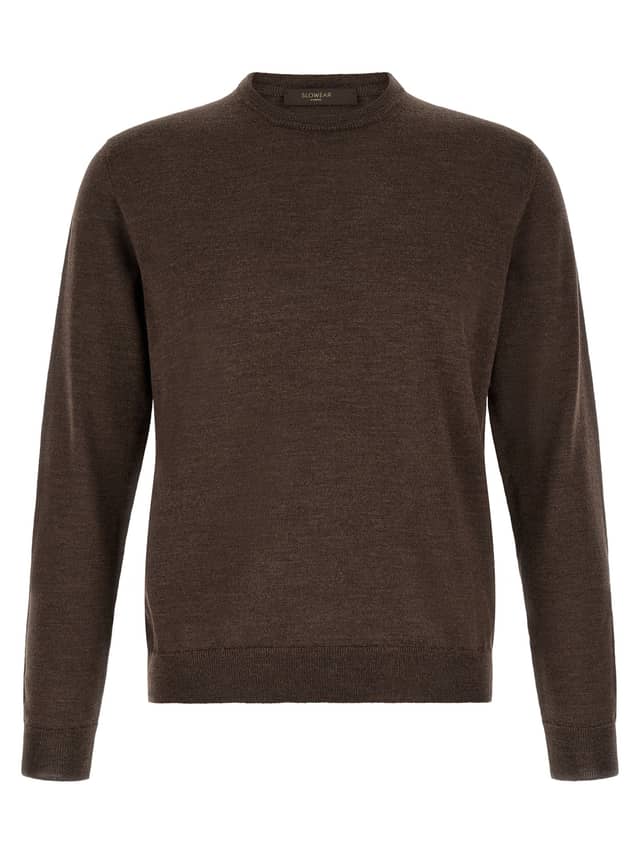 Brown Virgin Wool Cardigan
