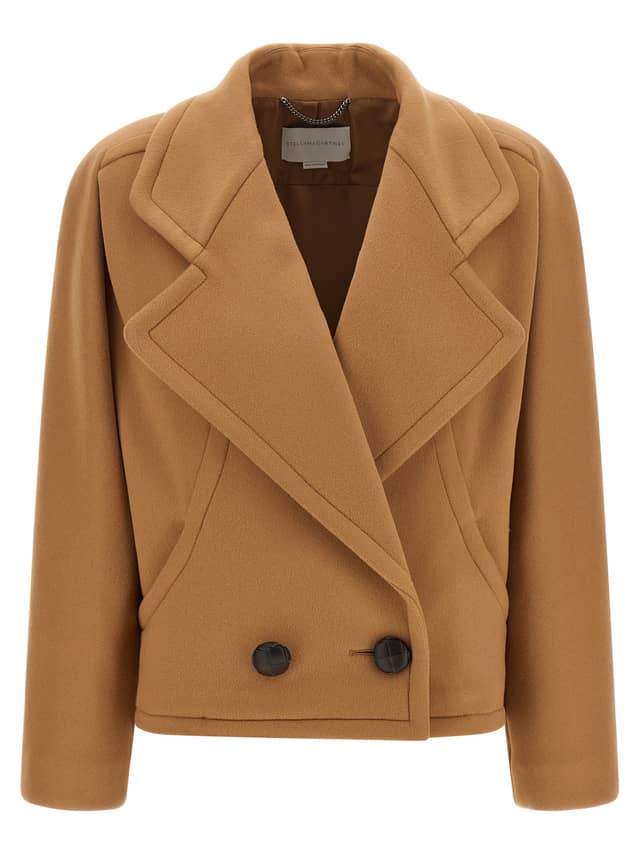 Beige Wool Coat