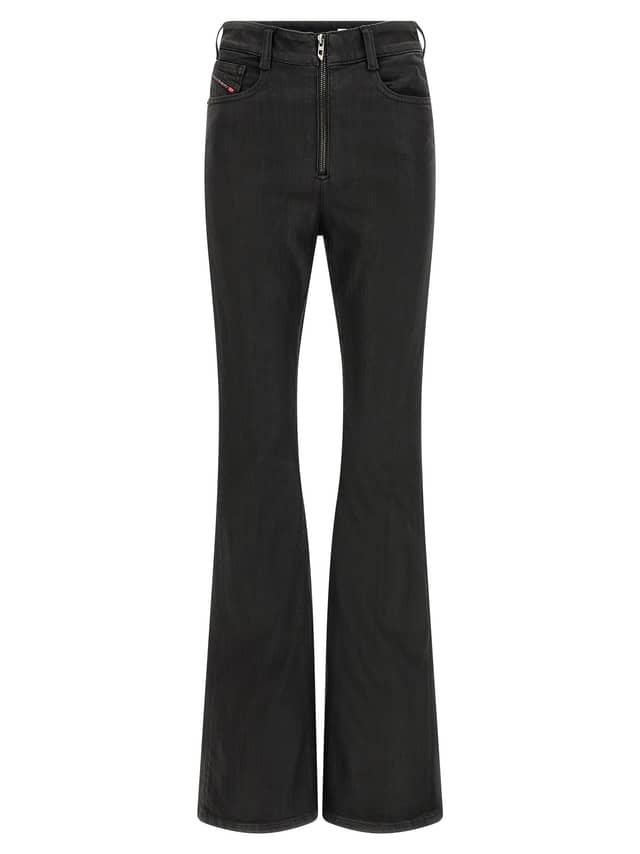 Black Cotton Slim Fit Jeans