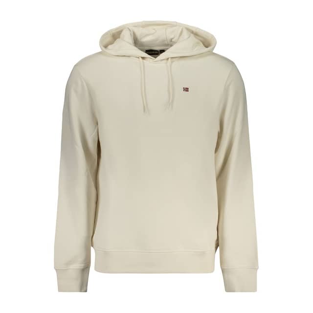 White Cotton Men's Sweatshirt