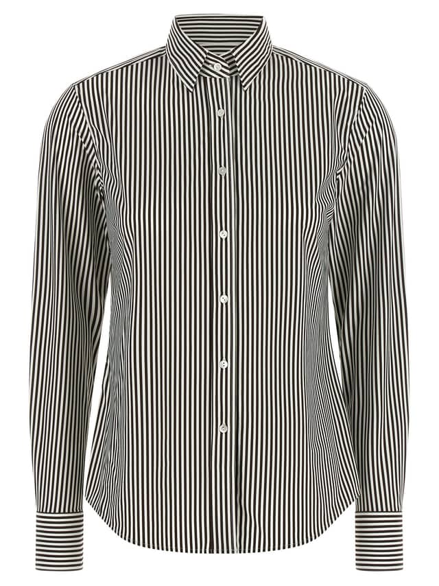 Bicolor Polyamide Blouse