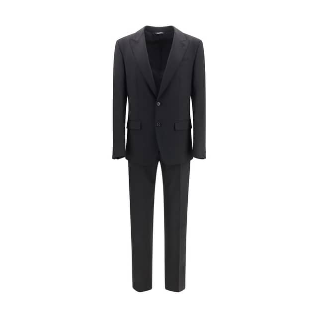 Black Wool Oves Aries Two-Piece Suit