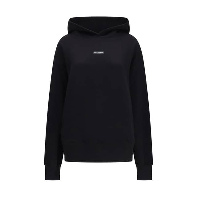 Black Cotton Sweatshirt
