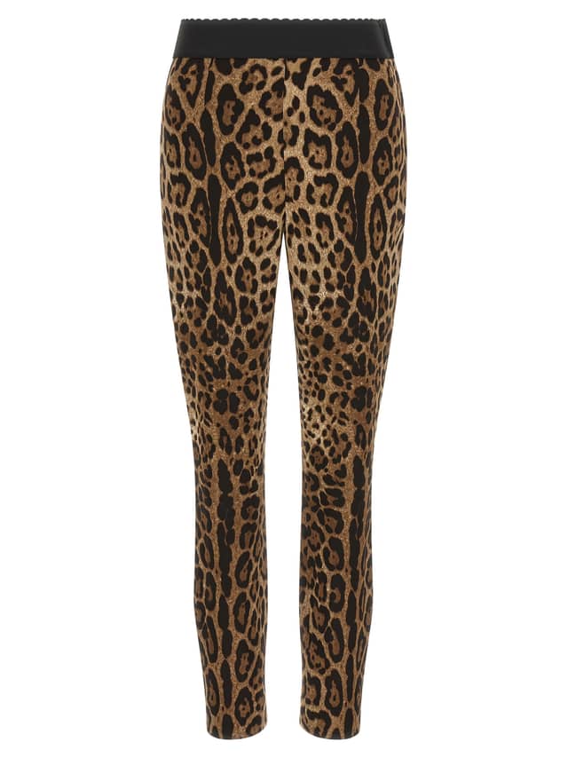 Brown Viscose Leggings