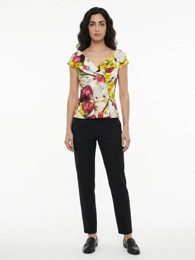 Multicolor Cotton Shortsleeve Shirt