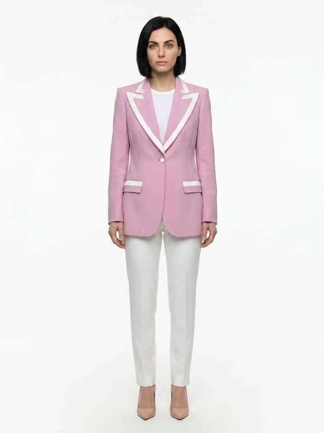 Pink Elastane Jacket