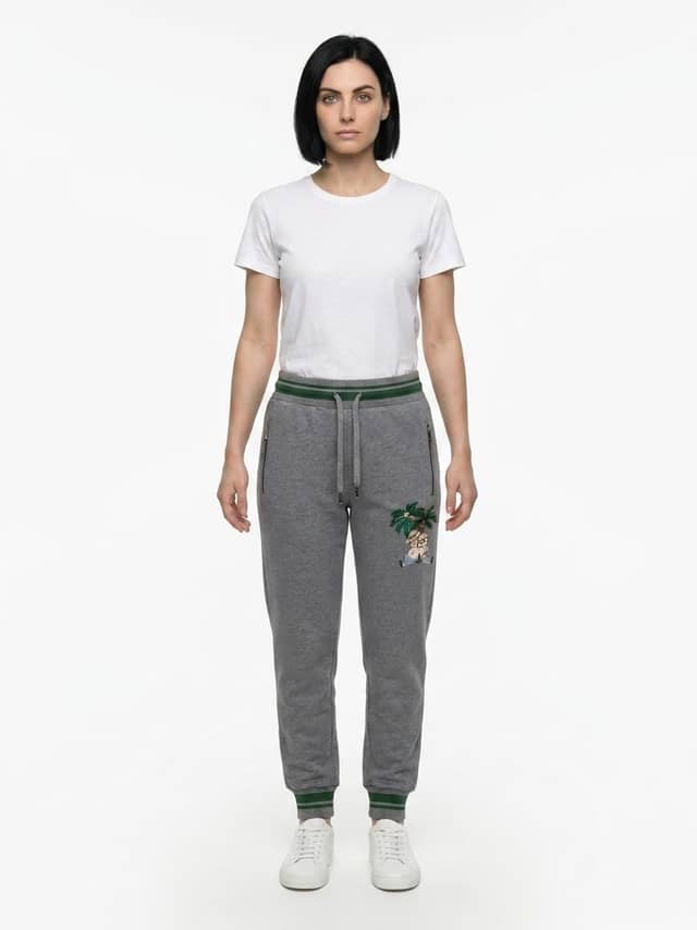 Gray Cotton Joggers (Workout Pants)