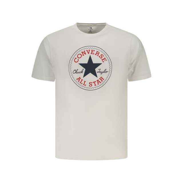 White Cotton Men's T-Shirt