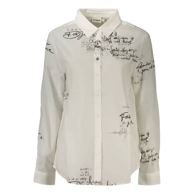 White Cotton Women's Shirt