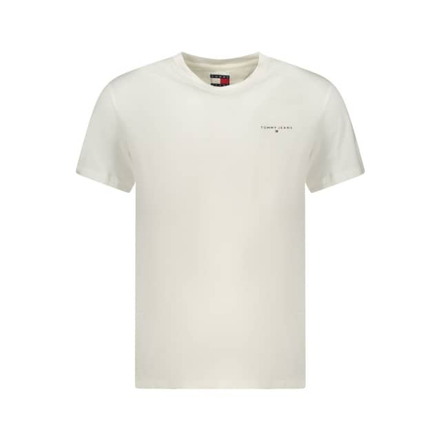 White Cotton Men's T-Shirt