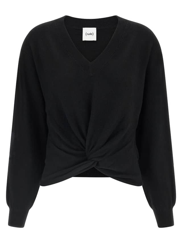 Black Wool Cardigan