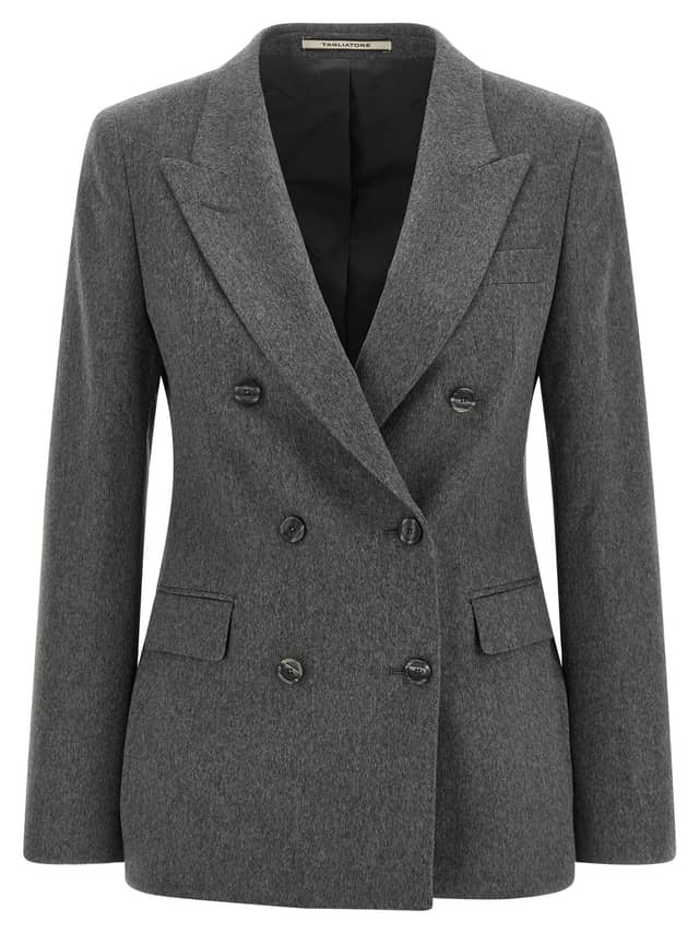 Gray Cashmere Blazer
