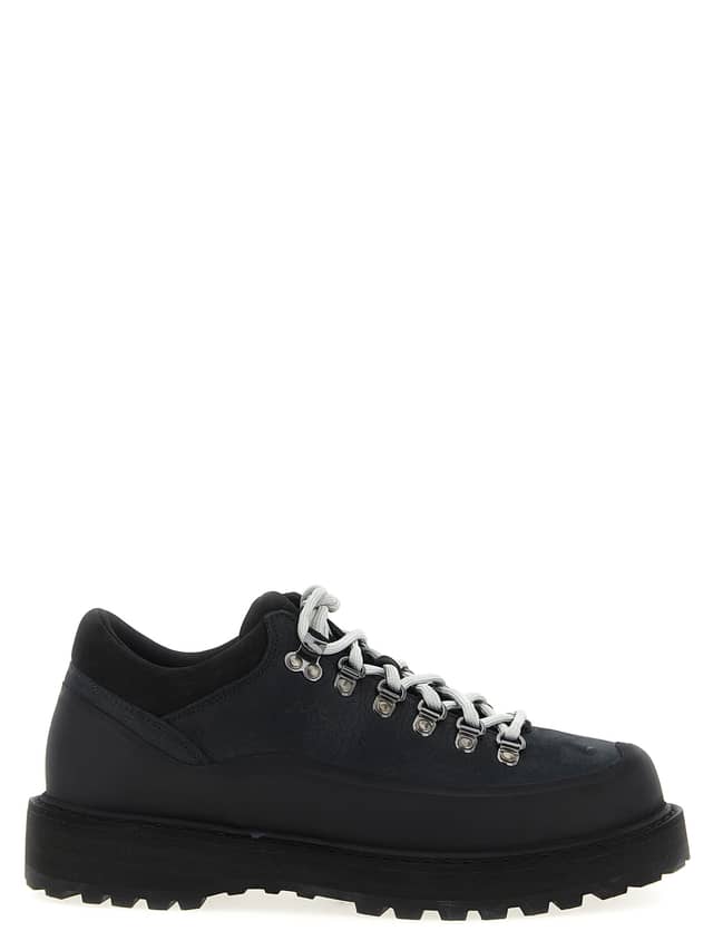 Black Cowhide Ankle Boots