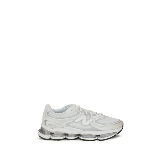 White Polyamide Athletic Sneakers