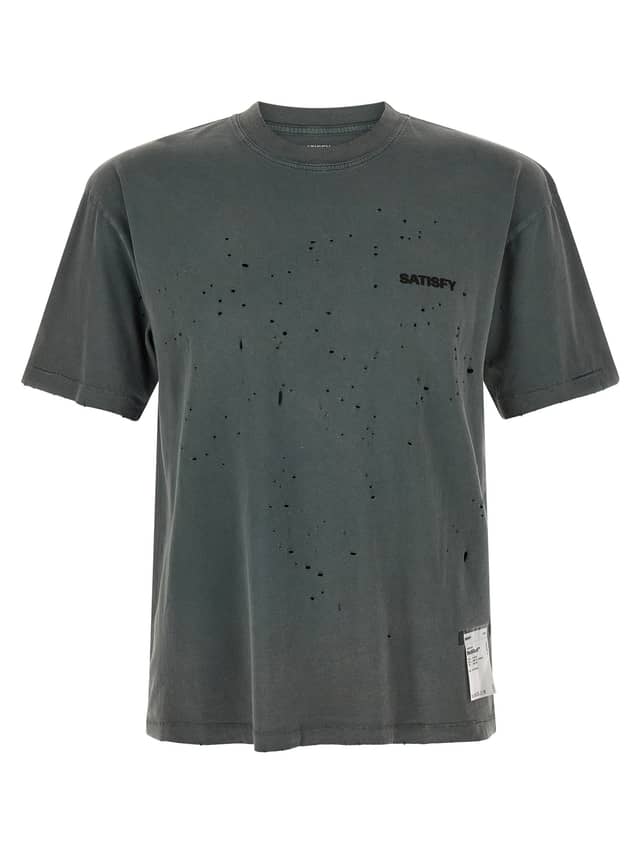Gray Cotton T-Shirt
