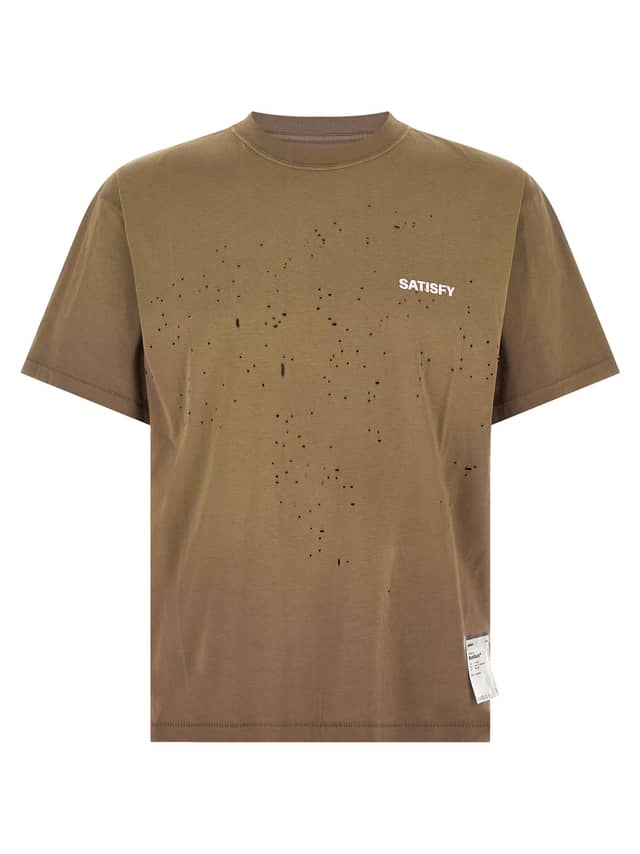 Brown Cotton T-Shirt